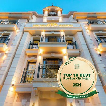 פלובדיב Residence City Garden - Certificate Of Excellence Top 10 Best Five-Stars City Hotels For 2024 Awarded By Htif מראה חיצוני תמונה