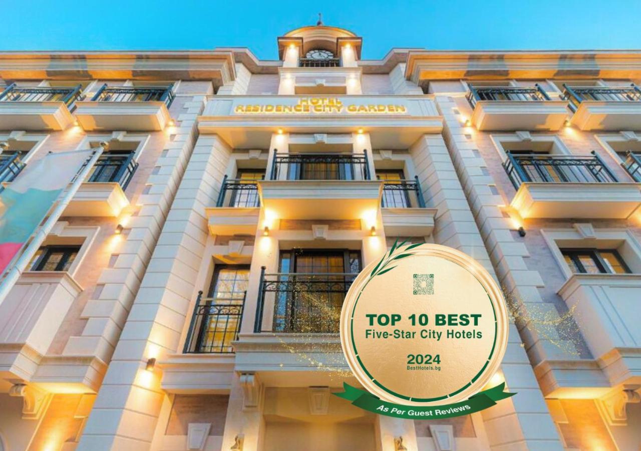פלובדיב Residence City Garden - Certificate Of Excellence Top 10 Best Five-Stars City Hotels For 2024 Awarded By Htif מראה חיצוני תמונה